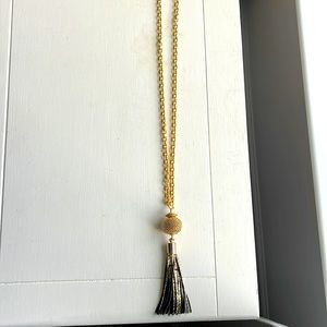 Molly Beads Long Tassel Necklace